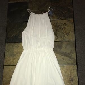 White Nordstrom LUSH skater dress.